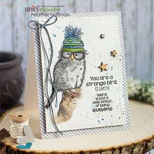 Unity Stamp Co. | Strange Bird Pre-cut Unmounted Repositionable Stamps NEW